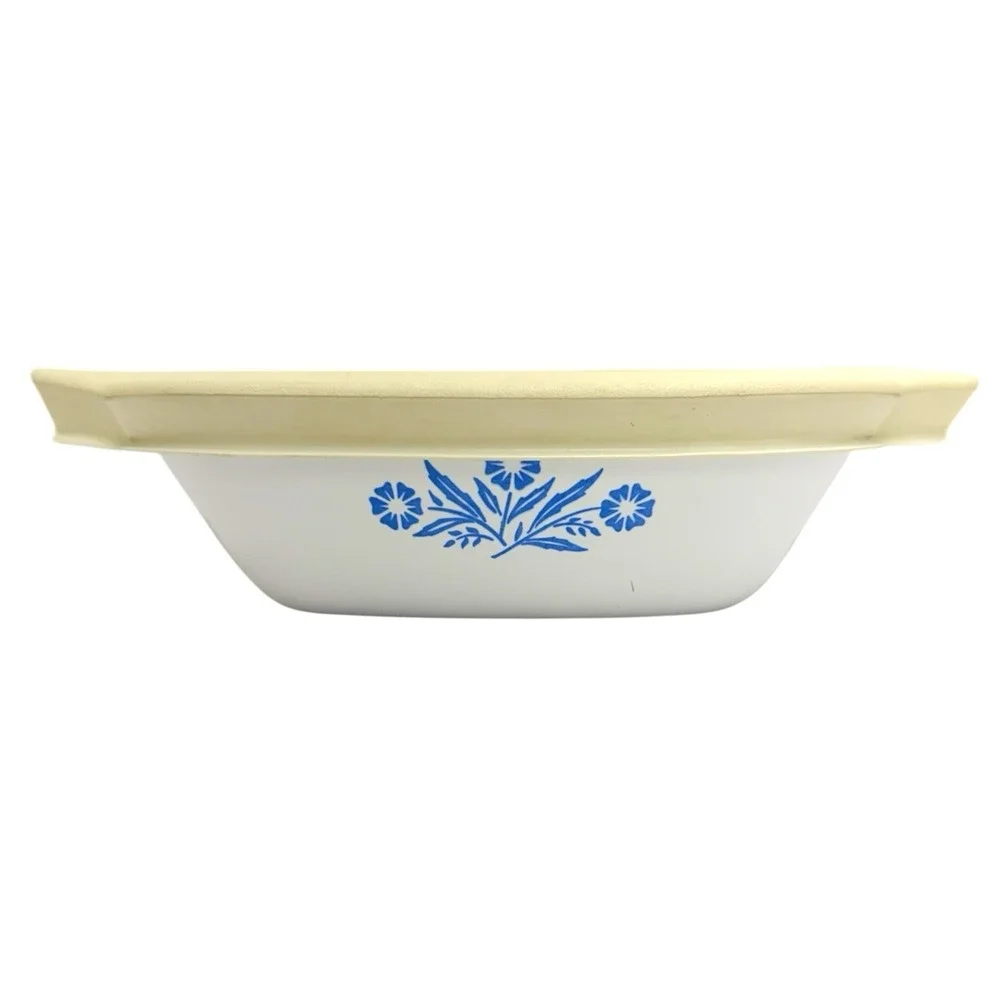 Vintage‎ Corning Ware 14oz P-41-B Petite Casserole Dish w/Lid Blue Cornflower